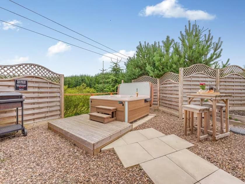 Lochinvar - Clydesdale Log Cabin With Hot Tub إيردري المظهر الخارجي الصورة