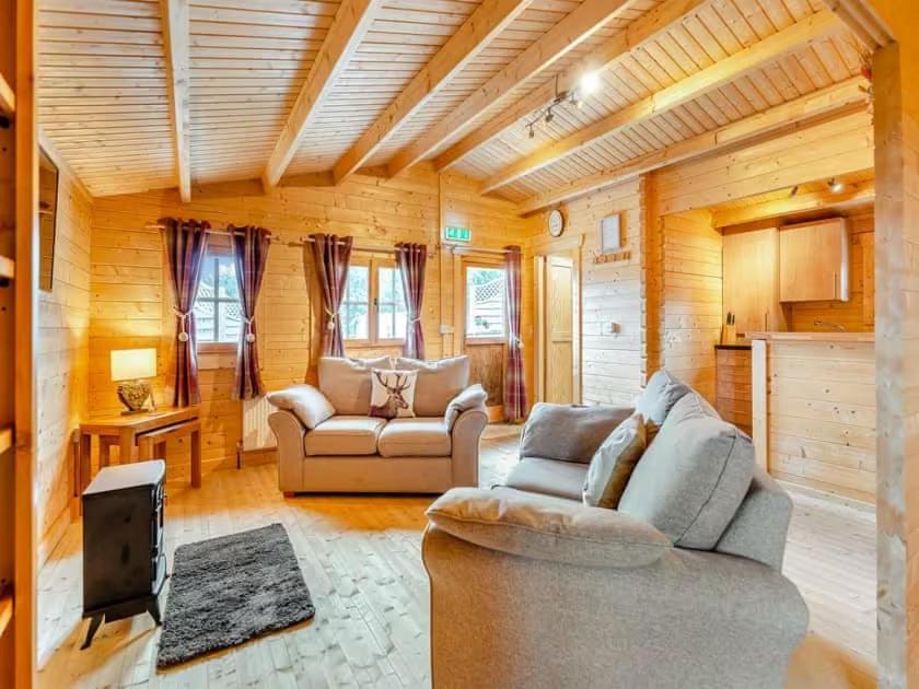 Lochinvar - Clydesdale Log Cabin With Hot Tub إيردري المظهر الخارجي الصورة